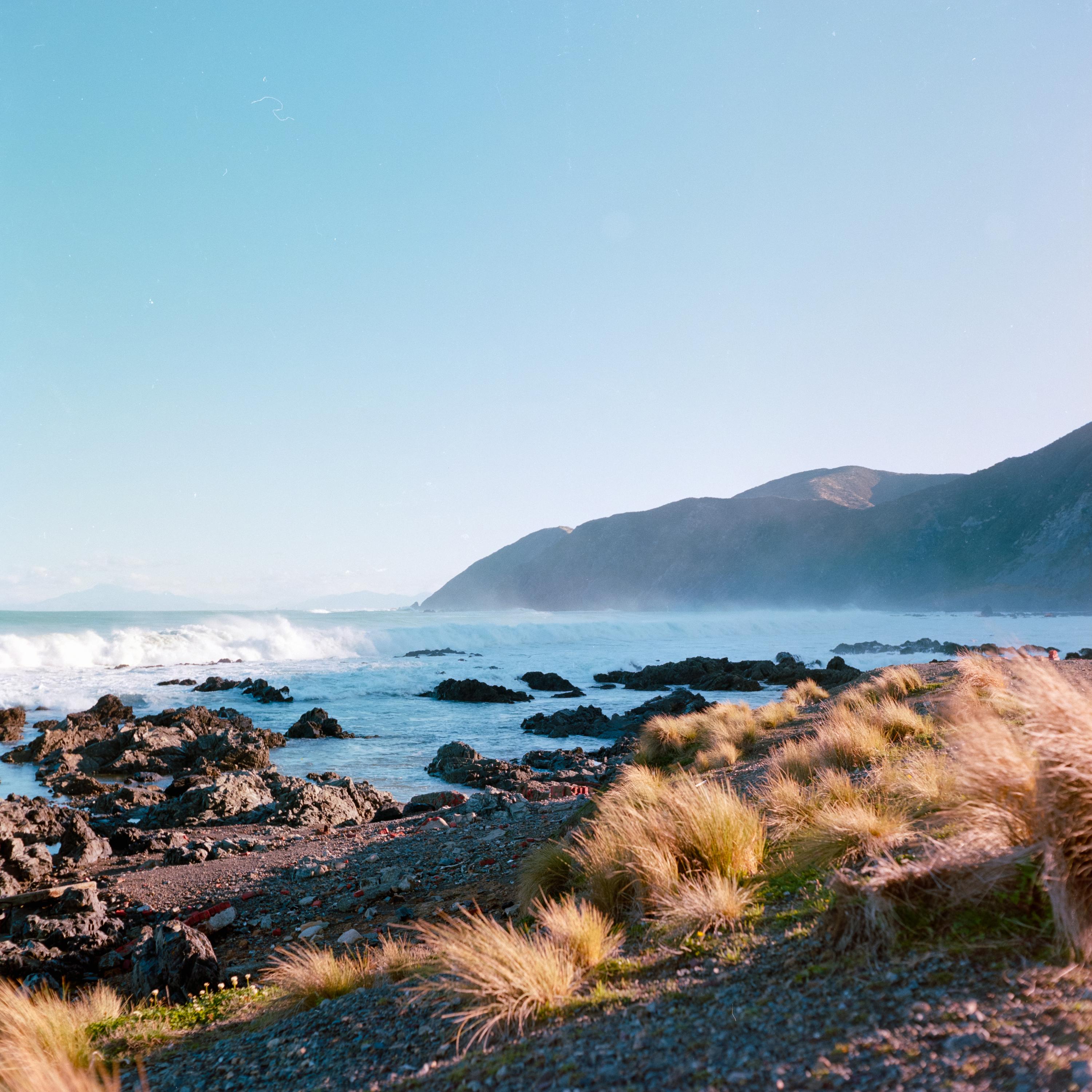 Photo of waves in late afternoon 