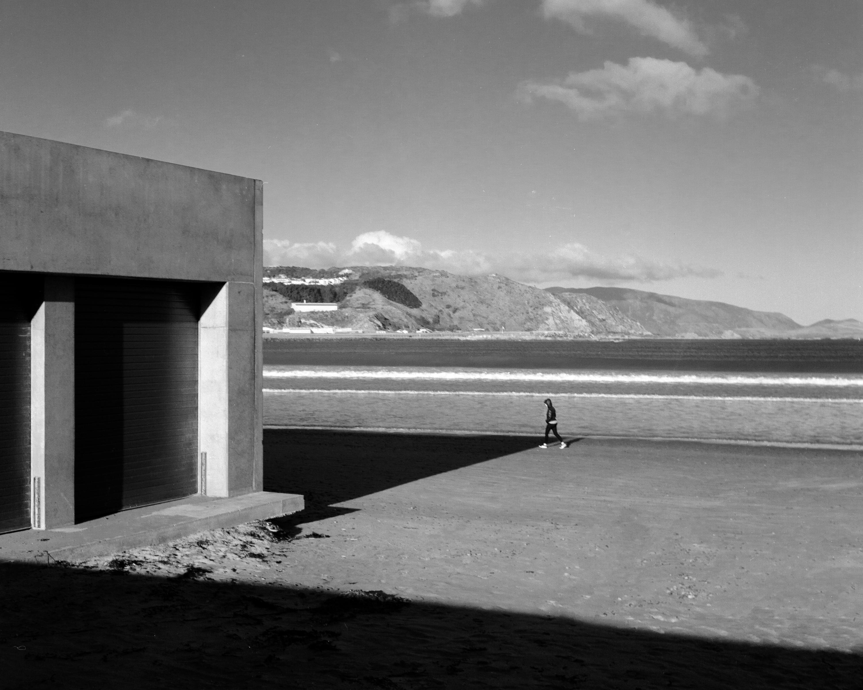 Photo of a large building on the beach